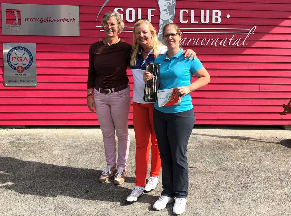 Damen Brutto - 1. Melanie Kuhn - 2. Sabine Lieb - 3. Anna Bucher